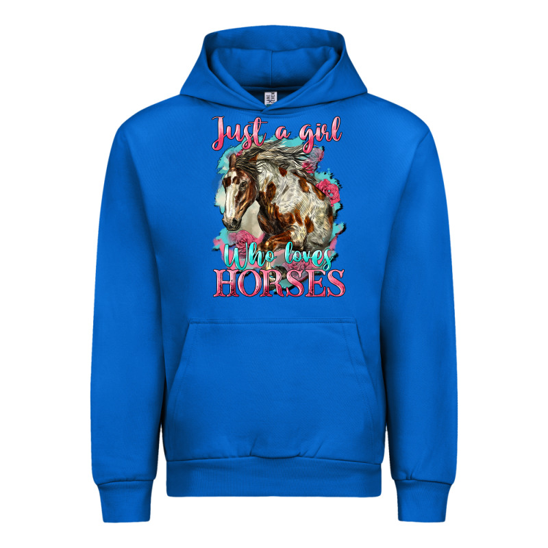 Just A Girl Who Loves Horses Mustang Urban Hoodie by LillyAllenDesigns | Teevron