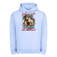 Pigment Grape Ice just a girl who loves horses mustang Urban Hoodie - LillyAllenDesigns