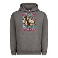 Pigment Tornado just a girl who loves horses mustang Urban Hoodie - LillyAllenDesigns