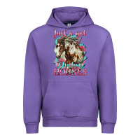 Tulip just a girl who loves horses mustang Urban Hoodie - LillyAllenDesigns