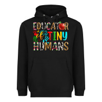 Black educator of tiny humans Heavyweight Hoodie - Zillion Design Studio