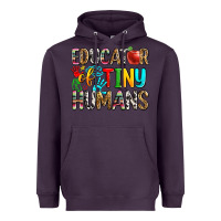 Plum educator of tiny humans Heavyweight Hoodie - Zillion Design Studio