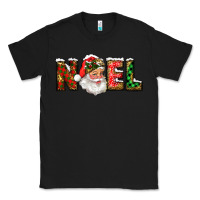 Black Western Noel Santa Claus Classic Tee - RanaPortraitStore