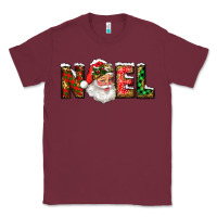 Burgundy Western Noel Santa Claus Classic Tee - RanaPortraitStore