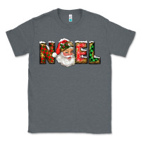 Charcoal Heather Western Noel Santa Claus Classic Tee - RanaPortraitStore