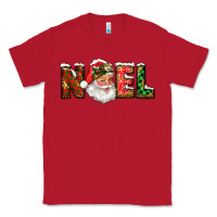 Red Western Noel Santa Claus Classic Tee - RanaPortraitStore