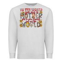 Dove Grey mother world Premium Sweatshirt - RacoonDesign