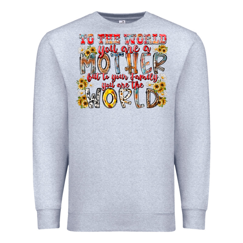 Mother World Premium Sweatshirt by RacoonDesign | Teevron