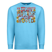 Ocean Blue mother world Premium Sweatshirt - RacoonDesign