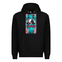 Black just a girl who loves pandas Premium Hoodie - LillyAllenDesigns