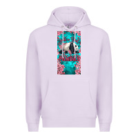 Lilac just a girl who loves pandas Premium Hoodie - LillyAllenDesigns