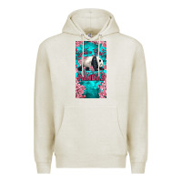 Oatmeal Heather just a girl who loves pandas Premium Hoodie - LillyAllenDesigns