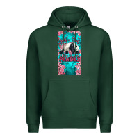 Sports Green just a girl who loves pandas Premium Hoodie - LillyAllenDesigns