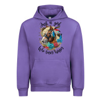 Tulip just a girl who loves horses haflinger Urban Hoodie - LillyAllenDesigns