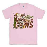 Bubblegum Pink coffee then cows Classic Tee - texasbilliewilder