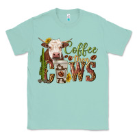 Seafoam coffee then cows Classic Tee - texasbilliewilder
