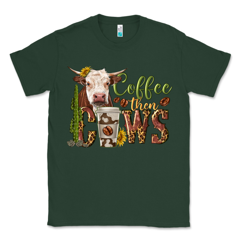 Coffee Then Cows Classic Tee by texasbilliewilder | Teevron