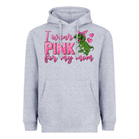 Heather Grey I Wear Pink For My Mom Heavyweight Hoodie - texasbilliewilder