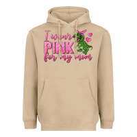 Mushroom I Wear Pink For My Mom Heavyweight Hoodie - texasbilliewilder