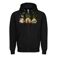 Black army gnomes Zipper Hoodie - Zillion Design Studio