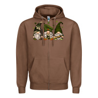 Chestnut army gnomes Zipper Hoodie - Zillion Design Studio