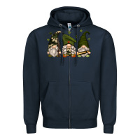 Navy army gnomes Zipper Hoodie - Zillion Design Studio