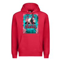 Cardinal just a girl who loves pandas Premium Hoodie - LillyAllenDesigns