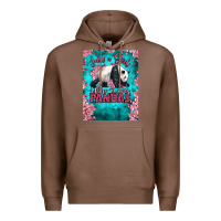 Chestnut just a girl who loves pandas Premium Hoodie - LillyAllenDesigns