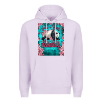 Lilac just a girl who loves pandas Premium Hoodie - LillyAllenDesigns