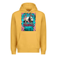 Mustard just a girl who loves pandas Premium Hoodie - LillyAllenDesigns