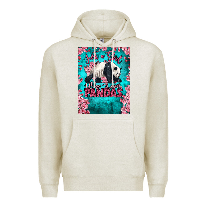 Just A Girl Who Loves Pandas Premium Hoodie by LillyAllenDesigns | Teevron