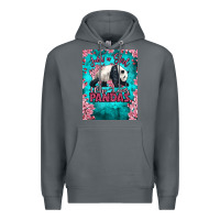Rock just a girl who loves pandas Premium Hoodie - LillyAllenDesigns