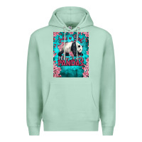Seafoam just a girl who loves pandas Premium Hoodie - LillyAllenDesigns