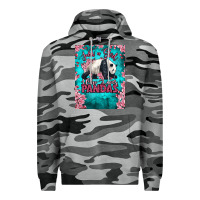 Slate Camo just a girl who loves pandas Premium Hoodie - LillyAllenDesigns