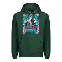 Sports Green just a girl who loves pandas Premium Hoodie - LillyAllenDesigns