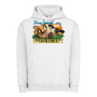Pigment Lunar Rock free spirit wild heart 3 horses Urban Hoodie - LillyAllenDesigns