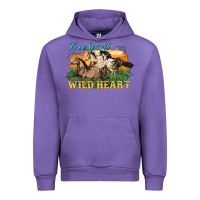 Tulip free spirit wild heart 3 horses Urban Hoodie - LillyAllenDesigns