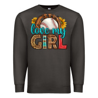 Smoke love my girl baseball Premium Sweatshirt - HRA Design Shop