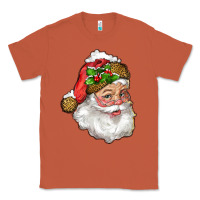 Copper Santa Claus With Snow Classic Tee - RanaPortraitStore