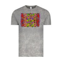 Cloud Rock mardi gras crawfish brushstrokes Vintage Tee - Artiststas