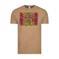 Vintage Coffee mardi gras crawfish brushstrokes Vintage Tee - Artiststas