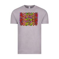 Vintage Zinc mardi gras crawfish brushstrokes Vintage Tee - Artiststas