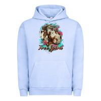 Pigment Grape Ice free spirit mustang horse Urban Hoodie - LillyAllenDesigns
