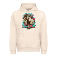Sandshell free spirit mustang horse Urban Hoodie - LillyAllenDesigns
