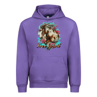 Tulip free spirit mustang horse Urban Hoodie - LillyAllenDesigns