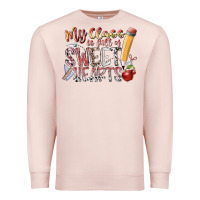 Pale Pink my class is full of sweet hearts Premium Sweatshirt - RacoonDesign