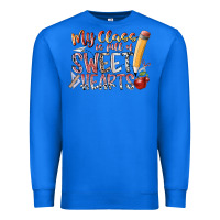 True Royal my class is full of sweet hearts Premium Sweatshirt - RacoonDesign