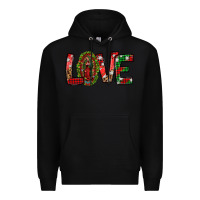 Black our lady of guadalupe christmas love Premium Hoodie - Jasminsmagicworld