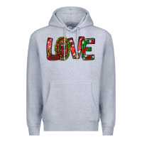 Heather Grey our lady of guadalupe christmas love Premium Hoodie - Jasminsmagicworld