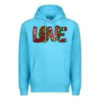 Ocean Blue our lady of guadalupe christmas love Premium Hoodie - Jasminsmagicworld
